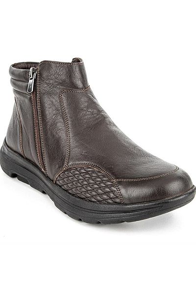 Muya Helix 6 Point Anatomical Sole (Hallux Valgus) Genuine Leather Men's Boots Special for Bone Protrusion