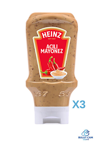 Heinz BULUT DİZAYN-3'lü Paket Heinz Acılı Mayonez 405 Gr