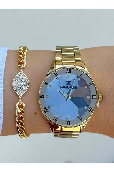 Daniel Klein Dk.ft.1.109 Steel Cord 30 Mt Water Resistant New Season Stylish Design Wristwatch