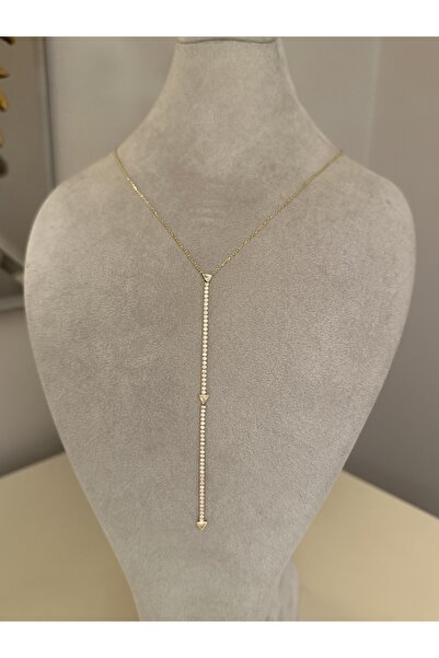 emy by emel luxury silver jewelry Su Yolu Y Kolye 925 Ayar Gümüş