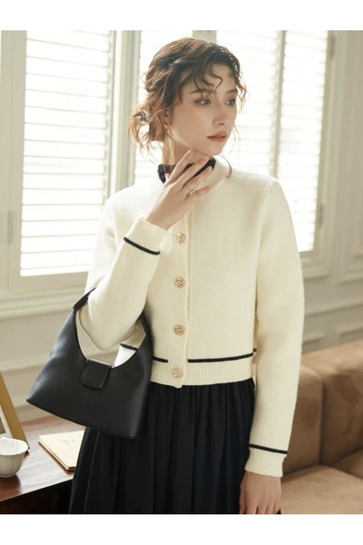 miyoshi Düğmeli Triko Kadın Hırka