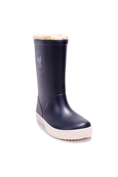 IGOR Igor W10207 Splash Nautico Borreguito Navy Blue Orthopedic Furry Boy Rain Boots