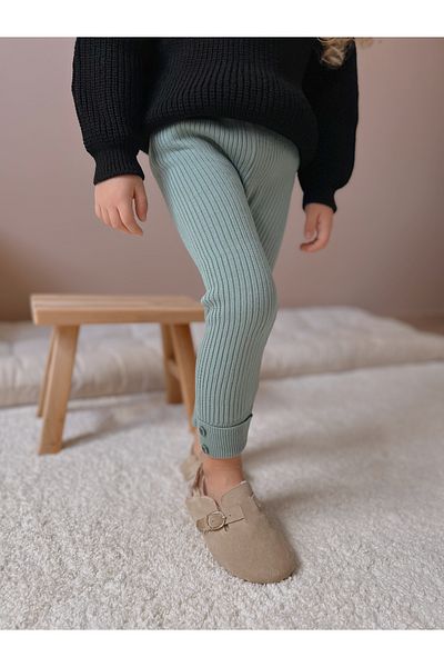Magu Girls' Ribbed Knitwear Tights