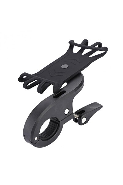 Profisher Motorsiklet Bisiklet Gidon Silikon Telefon Tutucu 360° Dönebilen 4....
