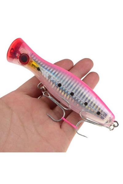 Profisher Lüfer Ton Akya Hard Popper Artificial Bait 40 gr 12.5 Cm Surface