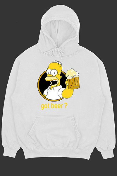 MAD COLLECTİON Hanorac unisex imprimat bere Simpson