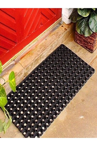 Ehil Halı 40*60 Petek Desenli Kauçuk Paspas Altı Açık