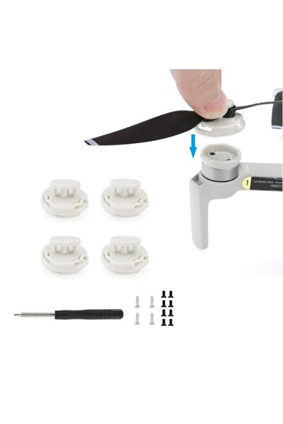 Profisher Djı Mavic Mini 4 Adet Pervane Motor Tabanı Modifiye Yükseltme