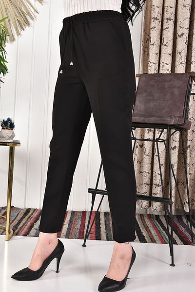 BYCOOLEST BUTİK Double Fabric Plus Size Fabric Trousers