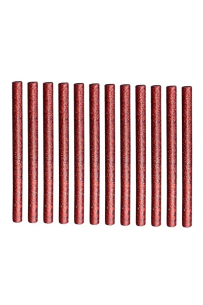Profisher Mühür Mumu Simli Çubuk Sıcak Tutkal 7mm X 10cm 12 Li Yeşil Renk