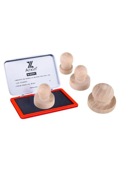 Profisher Ahşap Yuvarlak Mühür 38mm