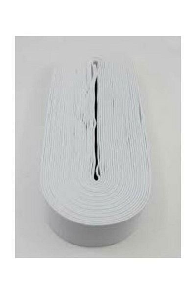 EmAv 10 Meters Waist Leg White Flat ELastic - Quality Baby and Skirt ELastic