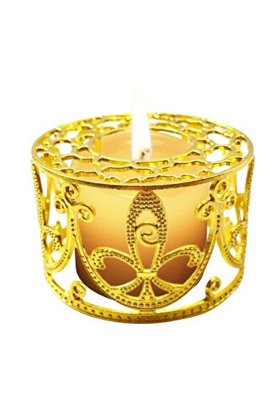 Profisher Mühür Mumu Retro Eritme Fırını Içi Boş Altın Çiçekli Dantel