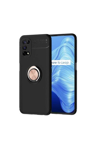 GRABONO Realme 7 Pro Case TPU Silicone with Ring and Magnetic Car Holder