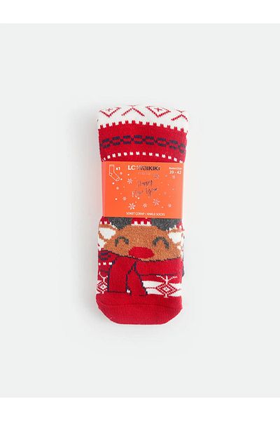 LC Waikiki New Year's Themed Men's Sock Socks