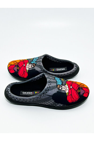 GEZER Παιδικές παντόφλες σπιτιού με μοτίβο που πλένονται αντιολισθητική σόλα