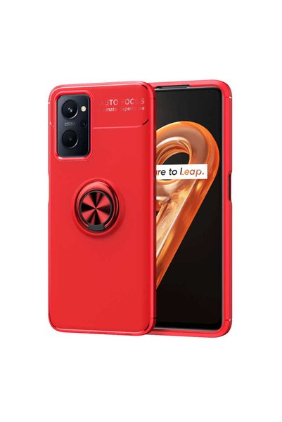 GRABONO Oppo A76 Case Tpu Silicone with Ring and Magnetic Car Holder