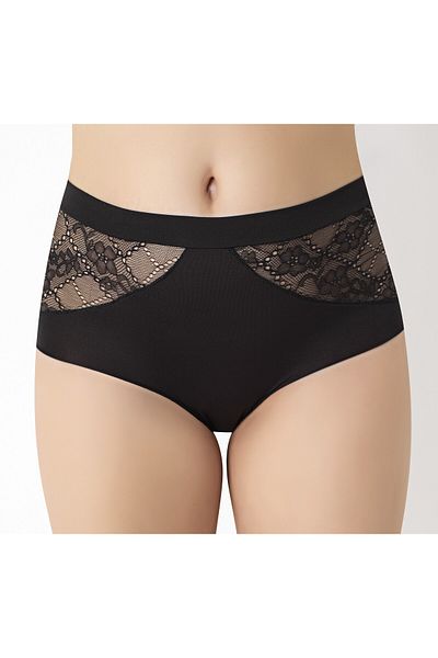 Luxxa HIGH QUALITY BLACK ACCELERATIVE FIRMING LACE WOMEN'S BATO