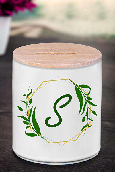 bymat Kasica prasica sa slovom S (KERAMIKA) - Ovalna S - K264