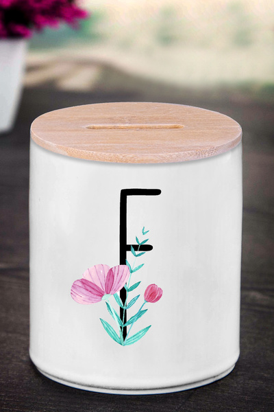 bymat Kasica prasica sa slovom F (KERAMIKA) - Tanko F - K10