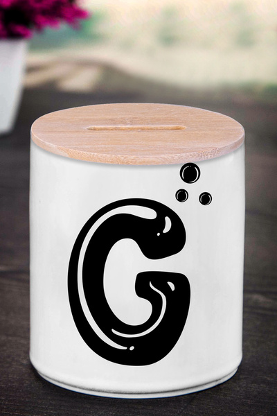 Bytwo Kasica prasica sa slovom G (KERAMIKA) Komično G - K112