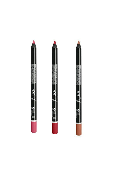 EMILY قلم الشفاه إميلي 3 قطع رقم: 201-205-222