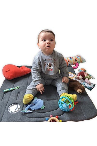 ubeybi Baby Stroller Mat, Play Mat, Changing Mat, Car Seat Pad 6in1 Multifunctional Mat