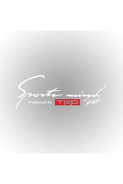 TSC Autocolant Trd Sports Mind Oto 30 cm x 11 cm Scris alb 511