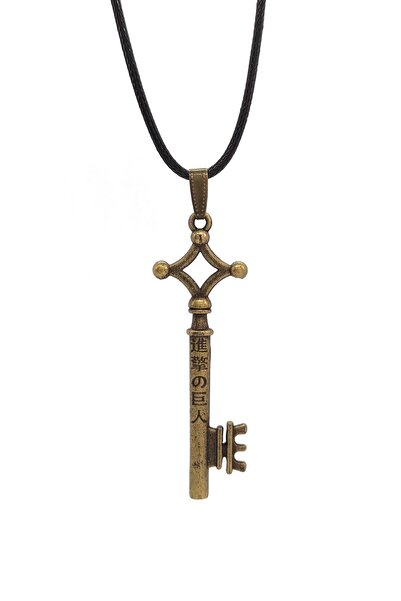 Santalio Attack On Titan Shingeki No Kyojin Eren Anahtar Kolye Deri Ip Asr