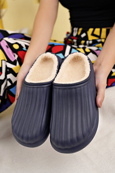 MODAPAPUÇ Toffy Indoor Wool Unisex Indoor Slippers Winter Slippers Waterproof