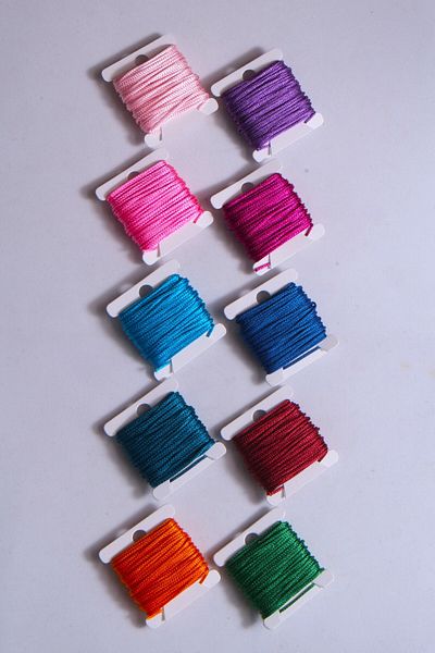 Eskişehir hobi sanat 1 Mm 5 μέτρα 10 Χρώματα Σχοινί Αλεξίπτωτου (ΣΥΝΟΛΟ 50 ΜΕΤΡΑ) Μακραμέ Κολιέ Κοσμήματα Σχεδιασμός Σχοινί