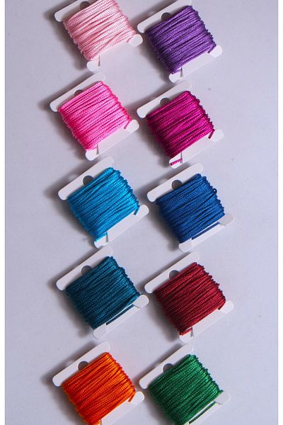 Eskişehir hobi sanat 1 Mm 5 μέτρα 10 Χρώματα Σχοινί Αλεξίπτωτου (ΣΥΝΟΛΟ 50 ΜΕΤΡΑ) Μακραμέ Κολιέ Κοσμήματα Σχεδιασμός Σχοινί