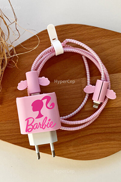 WANNA PROTECT iPhone 18W/20W Uyumlu Sevimli Şarj Başlığı Adaptörü Koruma Kabl...