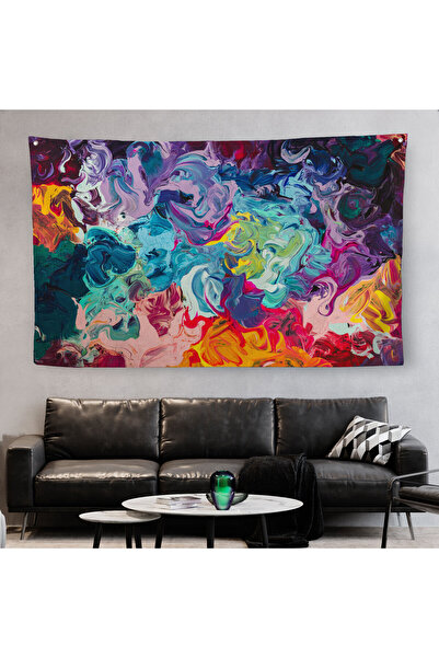 Harita Sepeti Настінне покриття Абстрактне кольорове якісне полотно Настінний...