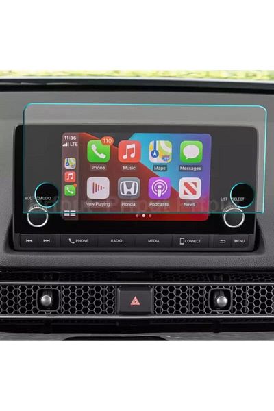 ael-tech New Honda Civic 7 Inch Navigation Compatible 9h Nano Screen Protector 2022 2023