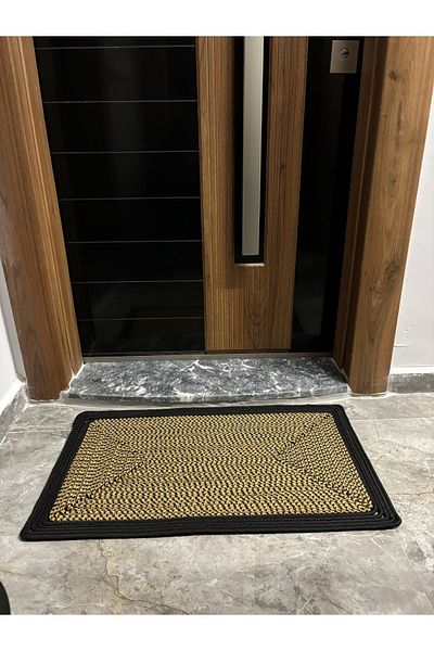 MaVaux Venice Series Jute, Patterned Doormat, Doormat, Bathroom Mat, Balcony Mat / Gift, Houseware.