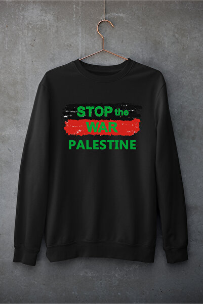 Raf Coll Unisex Oversize kroj okrugla kragna Palestina Digitalna štampa komad...