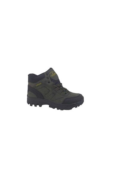 Zerhan Ανδρικές μπότες με φερμουάρ Lutton 3055 Khaki Lace Up