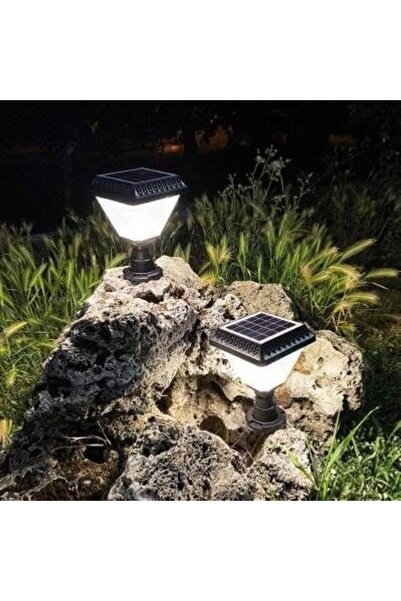 fullreyon Güneş Enerjili Set Üstü Bahçe Armatürü, Solar Duvar Armatürü, Çim Üstü Solar Armatür, Set Üstü Aplik