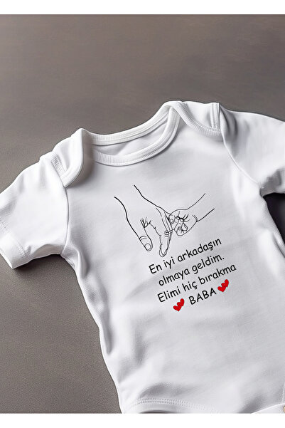 Lotus Baby بدلة أطفال بأكمام قصيرة مصنوعة من القطن بنسبة 100% بتصميم My Best ...