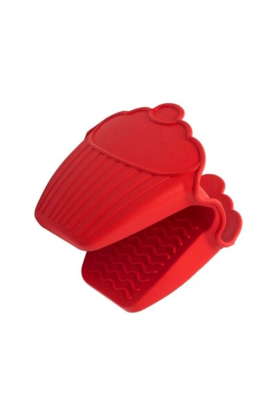 BİODATA 2 Pieces Silicone Oven Gloves Thermal Insulated Non-Slip Microwave Ov...