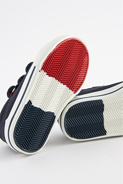 Next Baby Navy Banded Sneakers