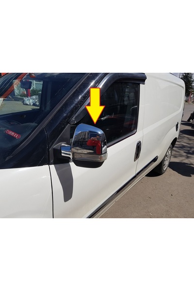 ANDOTOAKSESUAR Fiat Doblo Krom Ayna Kapağı 2 Parça 2010-2015 Paslanmaz Çelik