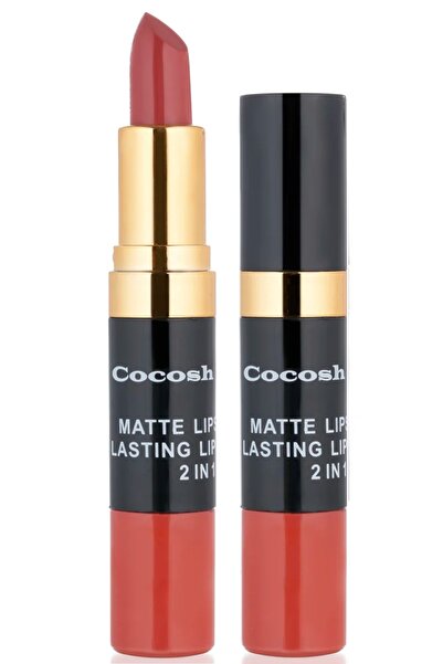 Cocosh She Ruj - Matte Smile Lipstick & Lipgloss 2 In 1 03 Tile 8681569700482