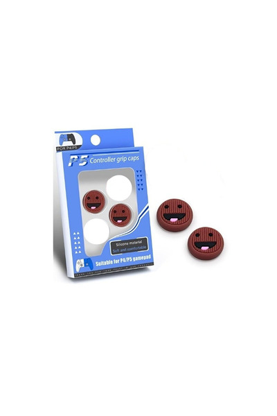 CAFELE Smile Boy Desenli Xbox Ps4 - Ps5 - Xbox 360-xbox S - Xbox X Uyumlu Analog Koruyucu-2 Adet