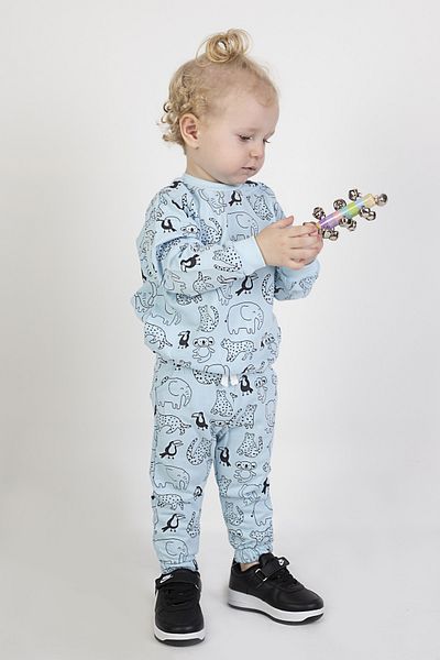 Harika KIDS Baby Boy & Child Two Thread Fabric Medium Thickness Knitted Basic Bottom Top Tracksuit Set
