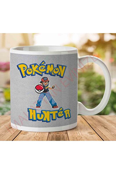 ART HEDİYE 1-1736 كوب بوكيمون هنتر آش مطبوع على الجانبين.jpg