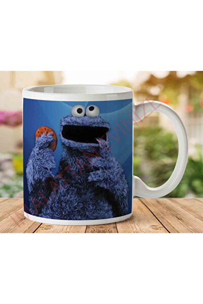 ART HEDİYE كوب كوكي مونستر كوكي مونستر مطبوع على الجانبين.jpg