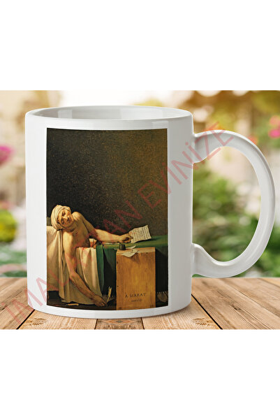 ART HEDİYE 1-293 LOUIS DAVID THE DEATH OF MARAT Two Sided Printed Mug Cup.jpg