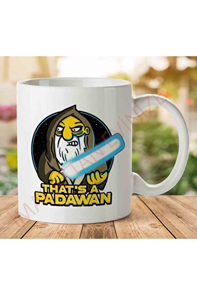 ART HEDİYE 1-2168 Thats A Padawan Jasper Beardly The Simpsons Star Wars Two S...